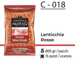 LENTICCHIE ROSSE 800GR  C - 018
