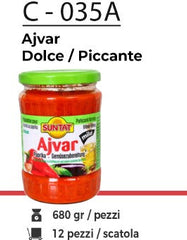 AJVAR DOLCE / PICCANTE 680 GR C - 035A