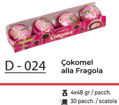 COKOMEL ALLA FRAGOLA 4 X 48GR  D - 024