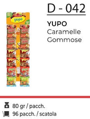 YUPO CARAMELLE GOMMOSE 80GR D - 042