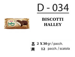 HALLEY BISCOTTI 2 X 30GR D - 034